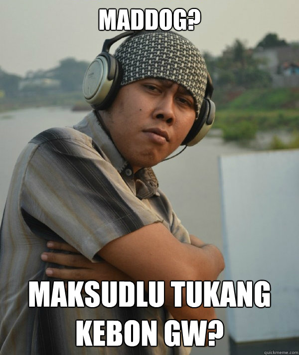 maddog? maksudlu tukang kebon gw?  Amin Rich Man