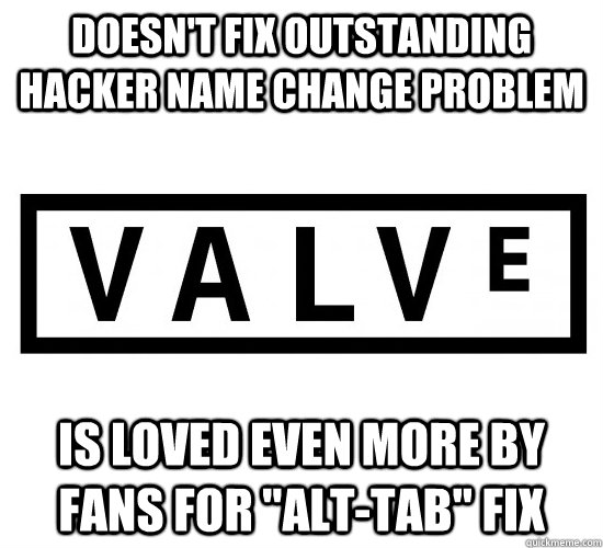 Doesn't fix outstanding hacker name change problem Is loved even more by fans for 