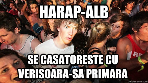 Harap-alb se casatoreste cu verisoara-sa primara  Sudden Clarity Clarence
