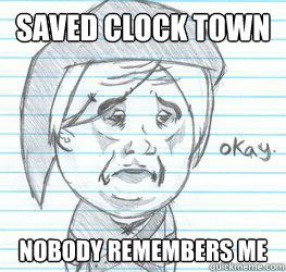 Saved Clock Town Nobody remembers me  Okay Link