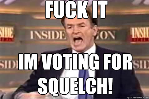 fuck it Im voting for Squelch! - fuck it Im voting for Squelch!  Fuck It Bill OReilly