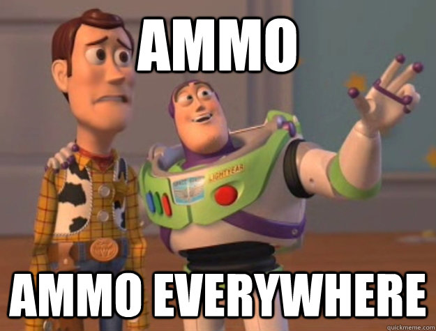 ammo ammo everywhere  Buzz Lightyear