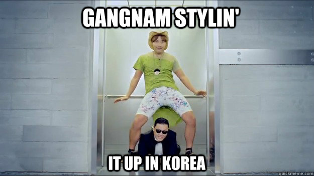 Gangnam stylin' it up in korea  Gangnam Style