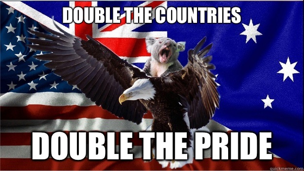 Double the countries Double the pride  