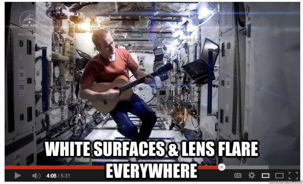  White Surfaces & Lens flare Everywhere -  White Surfaces & Lens flare Everywhere  lensflare