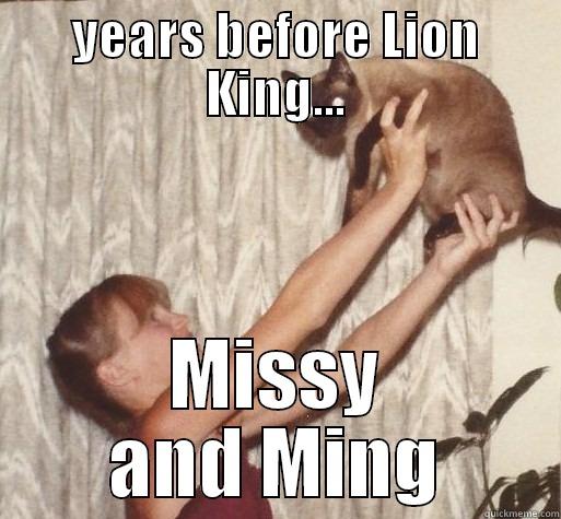YEARS BEFORE LION KING... MISSY AND MING Misc