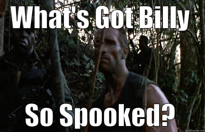 WHAT'S GOT BILLY SO SPOOKED? Misc