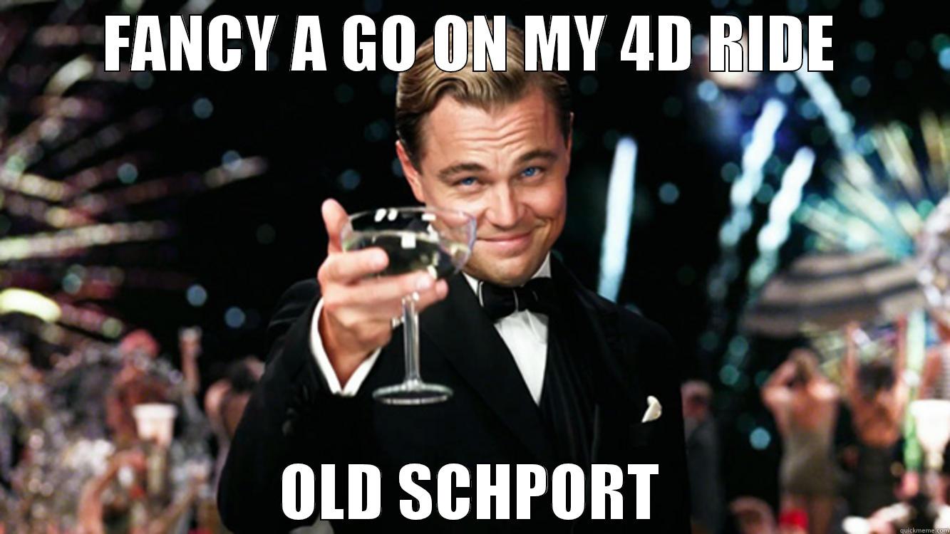 FANCY A GO ON MY 4D RIDE OLD SCHPORT Misc
