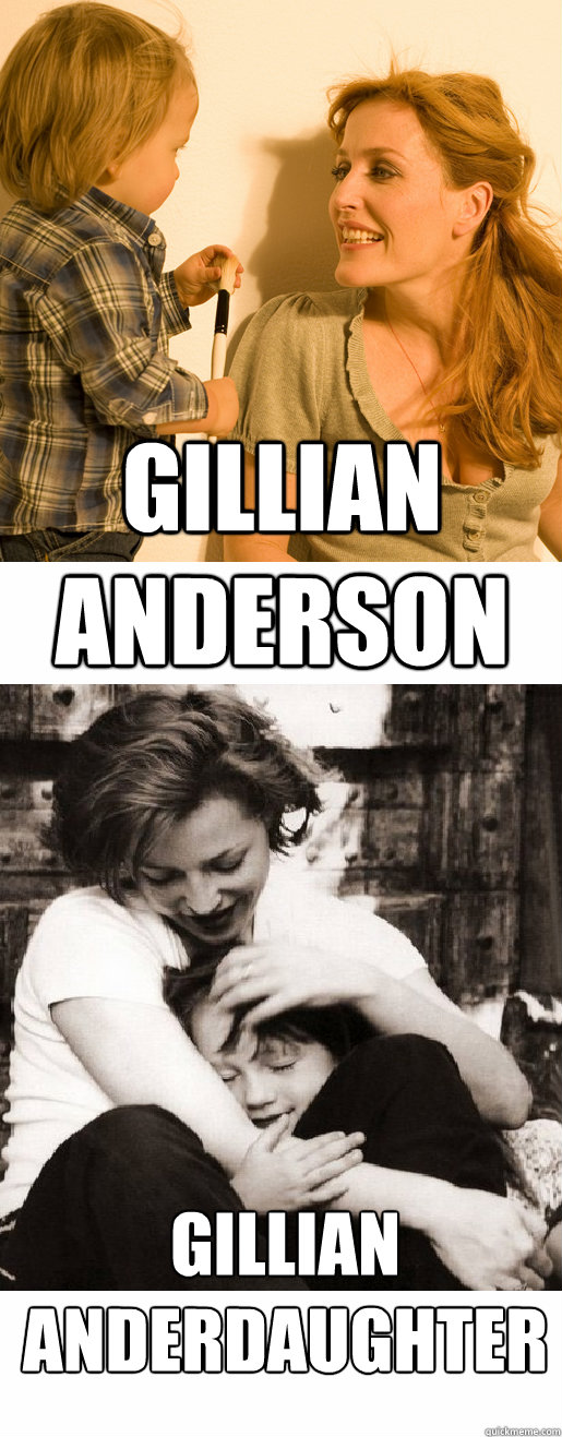 Gillian 
Anderson Gillian
Anderdaughter - Gillian 
Anderson Gillian
Anderdaughter  Gillian Andersondaughter