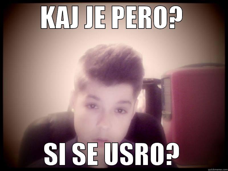 KAJ JE PERO? SI SE USRO? Misc