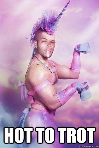  hot to trot  Gay Unicorn Alex