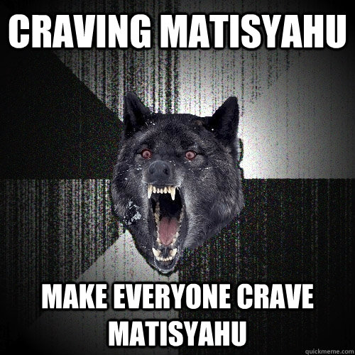 Craving Matisyahu Make Everyone crave Matisyahu  Insanity Wolf