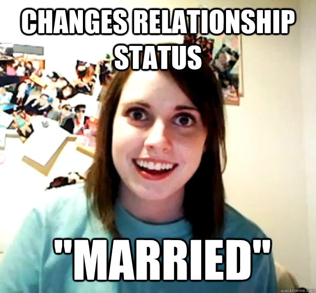 Changes relationship status  