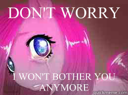 DON'T WORRY I WON'T BOTHER YOU ANYMORE - DON'T WORRY I WON'T BOTHER YOU ANYMORE  Heartbreak Pinkie