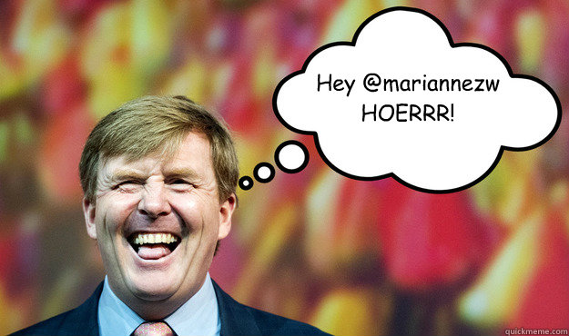 Hey @mariannezw
HOERRR!  Wat denkt WimLex