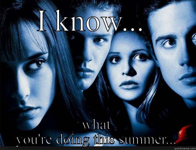 I KNOW...  WHAT YOU'RE DOING THIS SUMMER... Misc