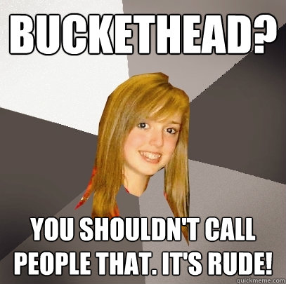 Buckethead? You shouldn't call people that. It's Rude! - Buckethead? You shouldn't call people that. It's Rude!  Musically Oblivious 8th Grader