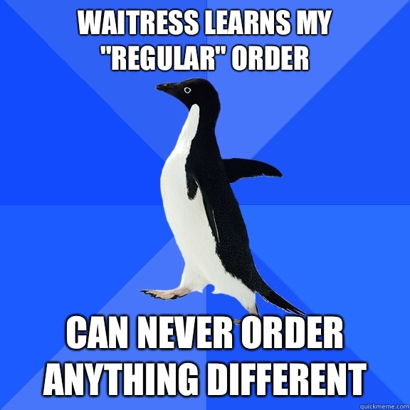 Waitress learns my 
