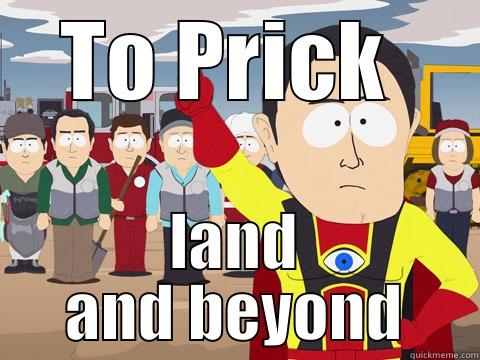 TO PRICK  LAND AND BEYOND Captain Hindsight