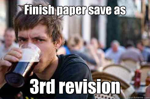 Finish paper save as 3rd revision  Lazy College Senior