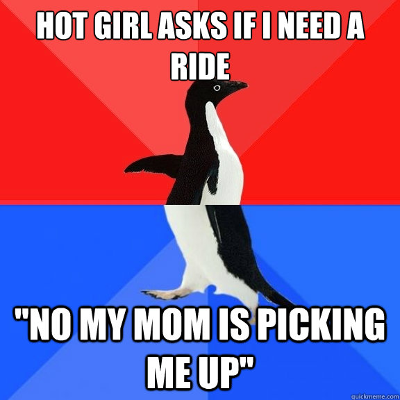 Hot girl asks if i need a ride 