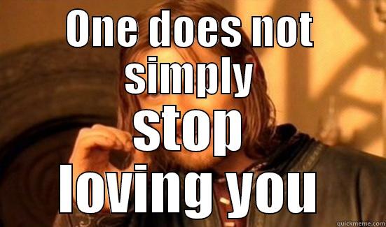 ONE DOES NOT SIMPLY STOP LOVING YOU Boromir