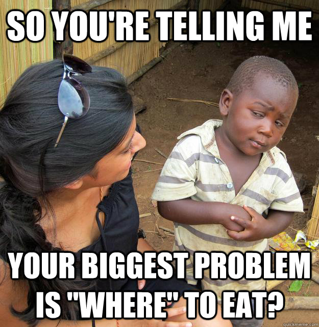 So you're telling me Your biggest problem is 