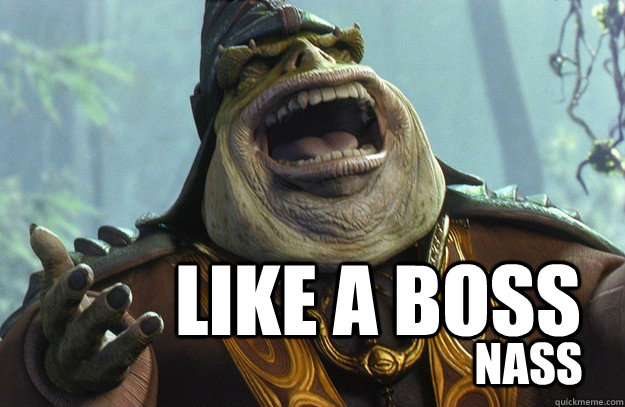 Like a boss nass  