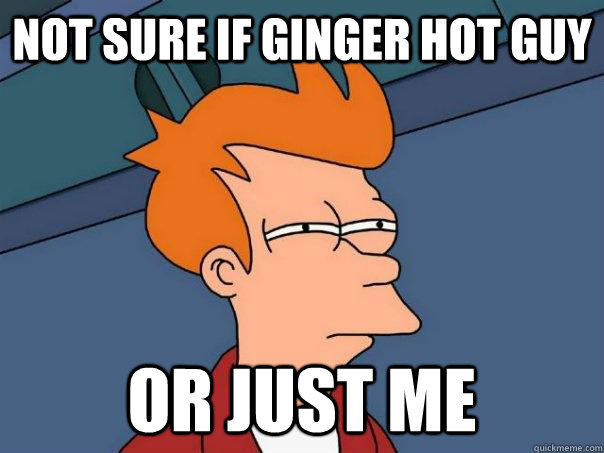 Not sure if ginger hot guy Or just me  Futurama Fry