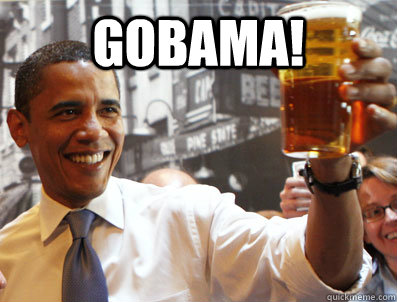 GOBAMA!   Obama Beer
