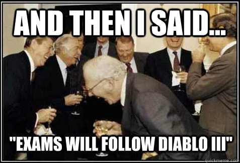 and then I said... 