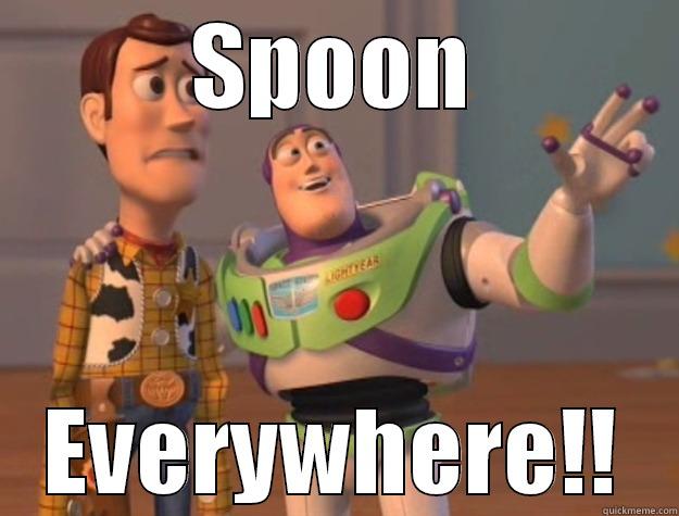 quand Crapules fait du spag - SPOON EVERYWHERE!! Toy Story
