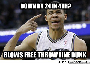 Down by 24 in 4th? Blows Free Throw Line Dunk - Down by 24 in 4th? Blows Free Throw Line Dunk  JaVale McGee