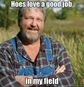 Hoes love a good job in my field  Good Guy Farmer