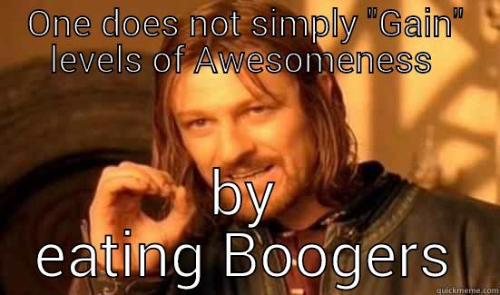 ONE DOES NOT SIMPLY 