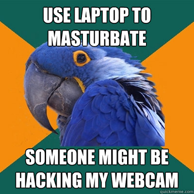 Use Laptop to Masturbate Someone Might be Hacking My Webcam  Paranoid Parrot