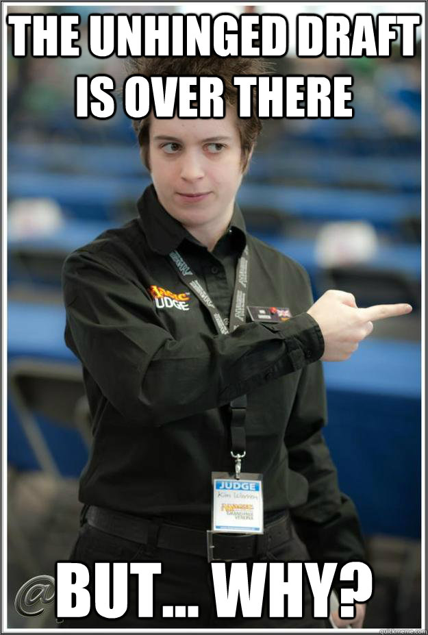 The Unhinged Draft is over there But... why?  Super-Serial Judge