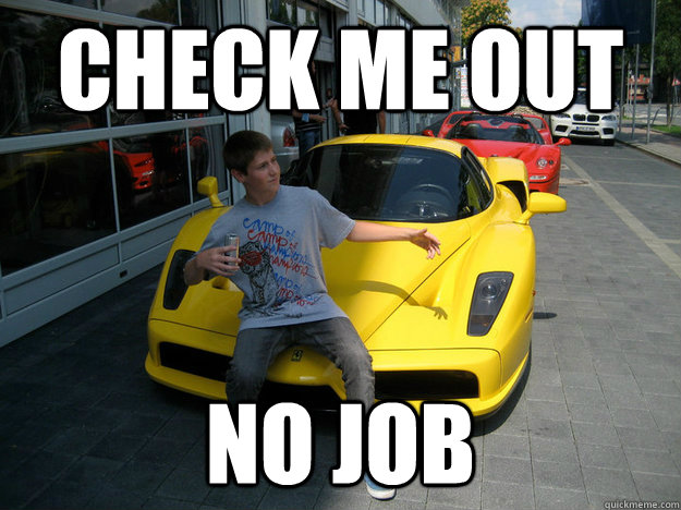 Check me out No job  
