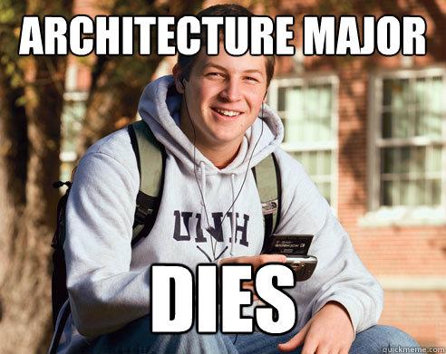 Architecture Major Dies  College Freshman