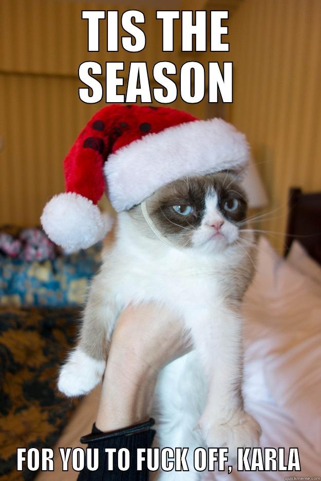 grumpy bitch - TIS THE SEASON FOR YOU TO FUCK OFF, KARLA Grumpy xmas