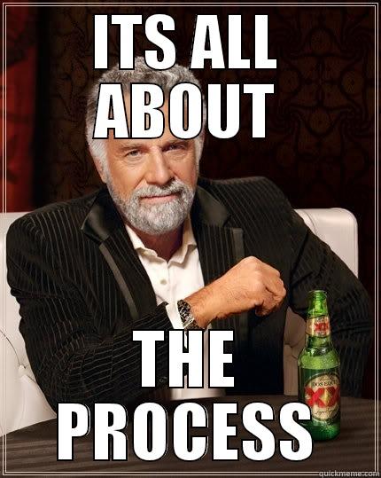 ITS ALL ABOUT THE PROCESS The Most Interesting Man In The World