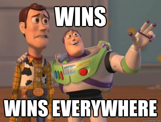 wins wins everywhere - wins wins everywhere  Buzz Lightyear