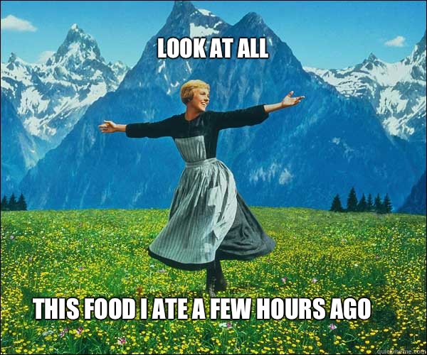 Look at all This food I ate a few hours ago  soundomusic