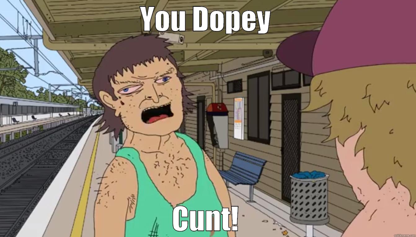 YOU DOPEY CUNT! Misc