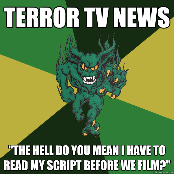 Terror TV news 