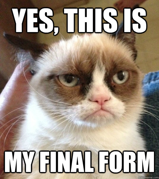 Yes, this is my final form - Yes, this is my final form  Good Day Grumpy Cat