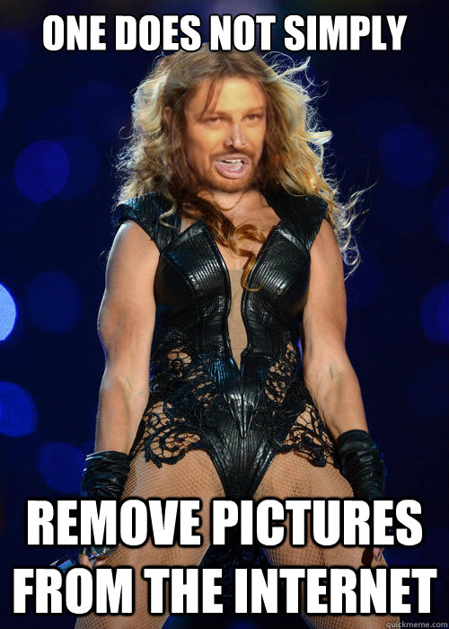 one does not simply remove pictures from the internet - one does not simply remove pictures from the internet  Misc