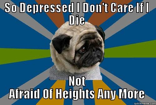 SO DEPRESSED I DON'T CARE IF I DIE NOT AFRAID OF HEIGHTS ANY MORE Misc
