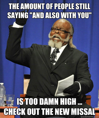 The amount of people still saying 