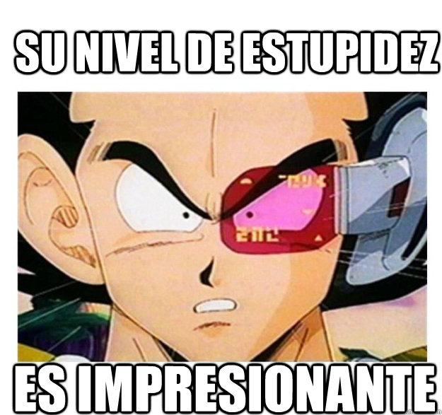 su nivel de estupidez es impresionante  